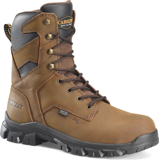 Carolina Boot Gruntz Men's 8" Steel Toe Boot Dark Brown