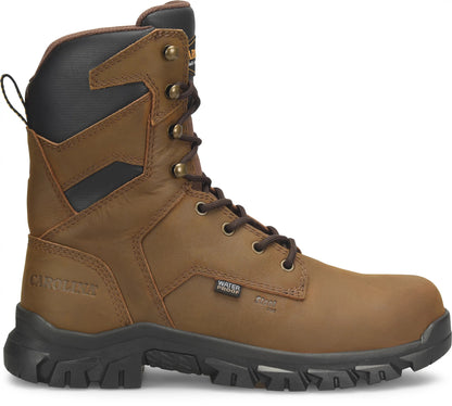 Carolina Boot Gruntz Men's 8" Steel Toe Boot Dark Brown