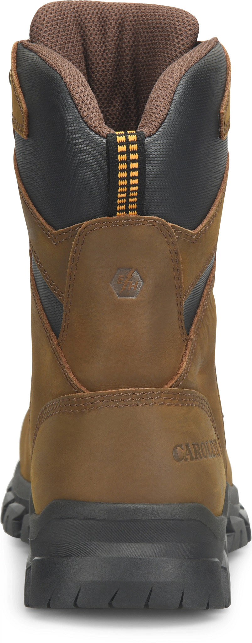 Carolina Boot Gruntz Men's 8" Steel Toe Boot Dark Brown