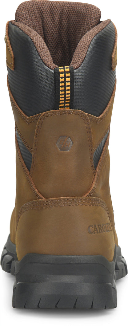 Carolina Boot Gruntz Men's 8" Steel Toe Boot Dark Brown