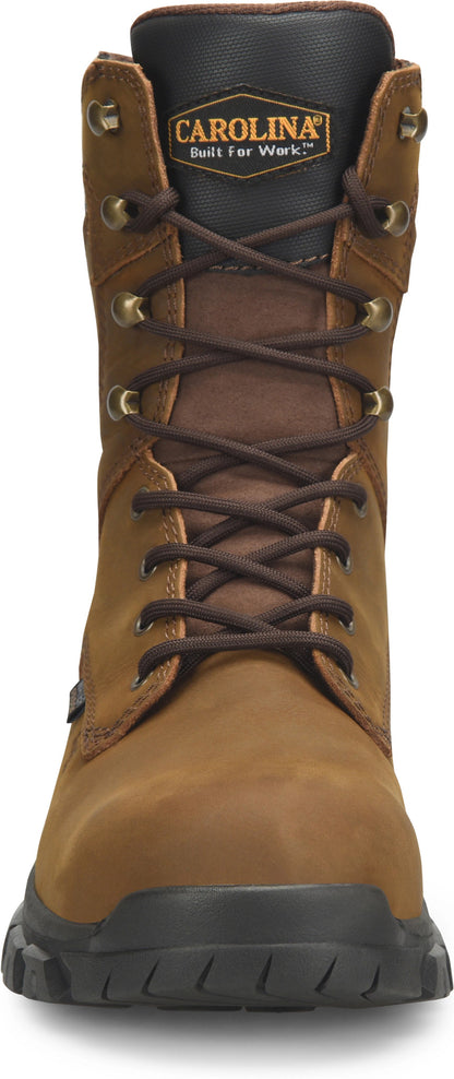 Carolina Boot Gruntz Men's 8" Steel Toe Boot Dark Brown