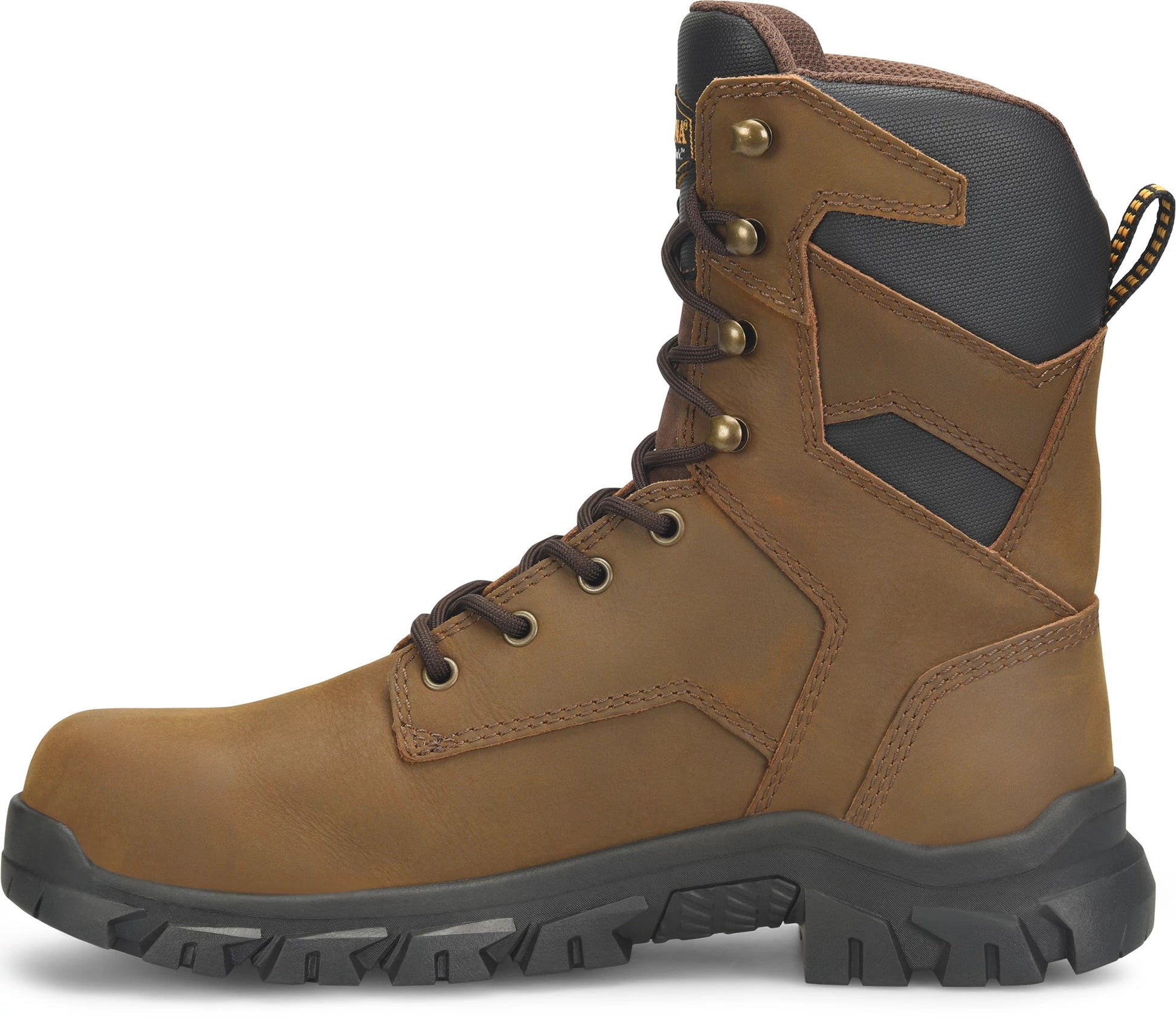 Carolina Boot Gruntz Men's 8" Steel Toe Boot Dark Brown