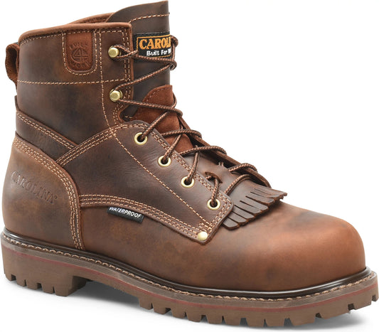Carolina Boot 28 Series 6" Soft Toe Waterproof Work Boot Brown