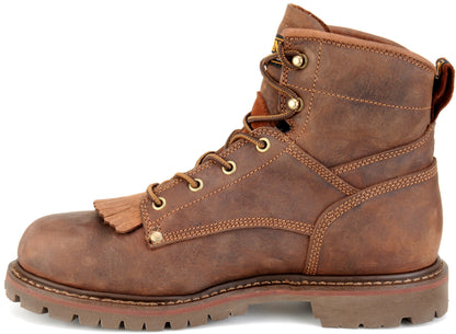Carolina Boot 28 Series 6" Soft Toe Waterproof Work Boot Brown
