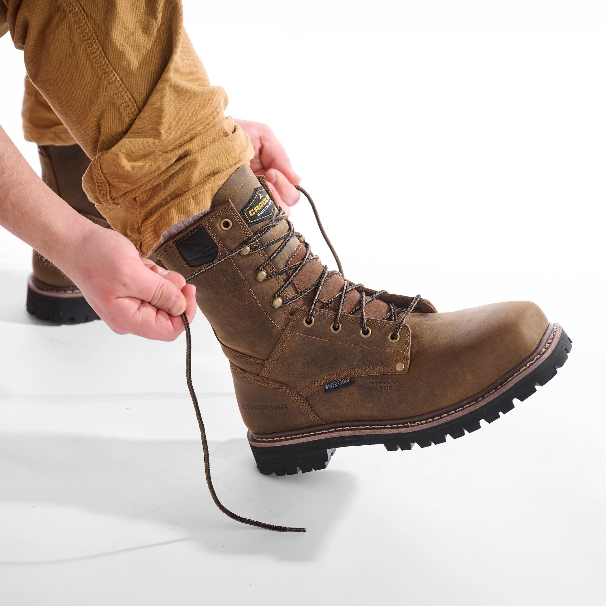 Carolina Boot Judge Comp Toe Dark Brown