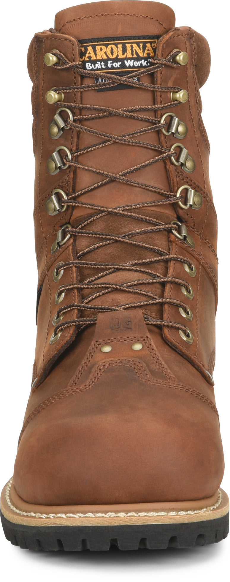Carolina Boot Men’s 8” Waterproof Insulated Comp Toe Internal Met Guard Brown