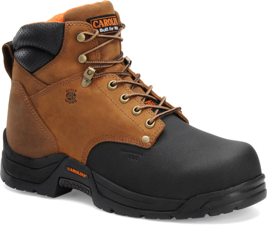 Carolina Boot Bruno Internal 6" Met Guard Composite Toe Heavy Duty Boot Brown