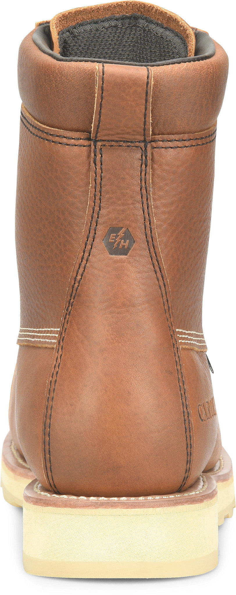 Carolina Boot Staple Gun 8" Carbon Comp Toe Waterproof Wedge Work Boot Tan