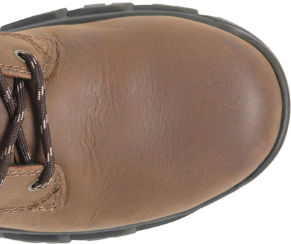 Carolina Boot Gruntz Mens 6" Waterproof Steel Toe Work Boot Dark Brown