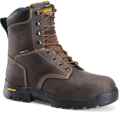 Carolina Boot Circuit Hi 8" Composite Toe Insulated Waterproof Work Boot Brown