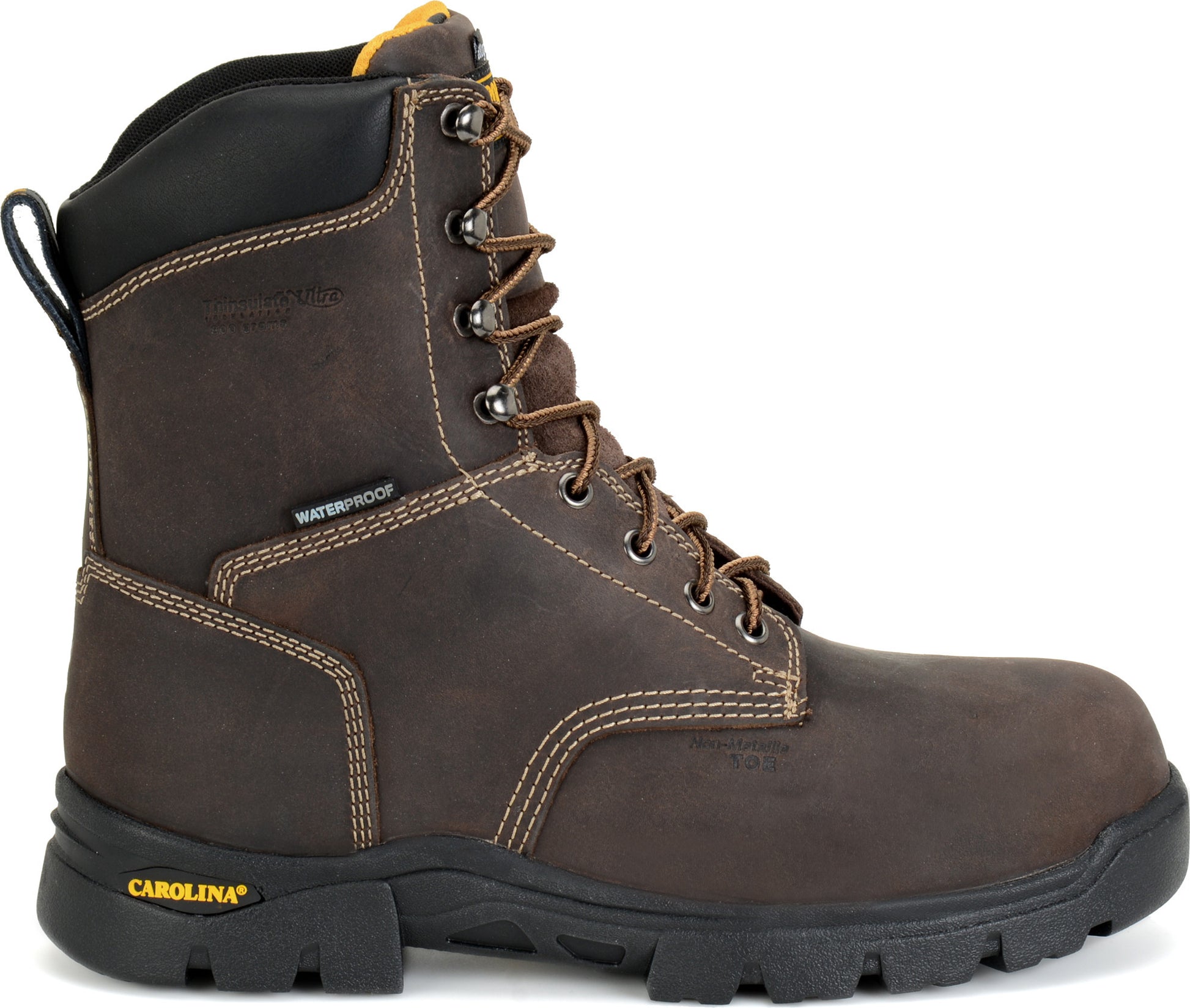 Carolina Boot Circuit Hi 8" Composite Toe Insulated Waterproof Work Boot Brown