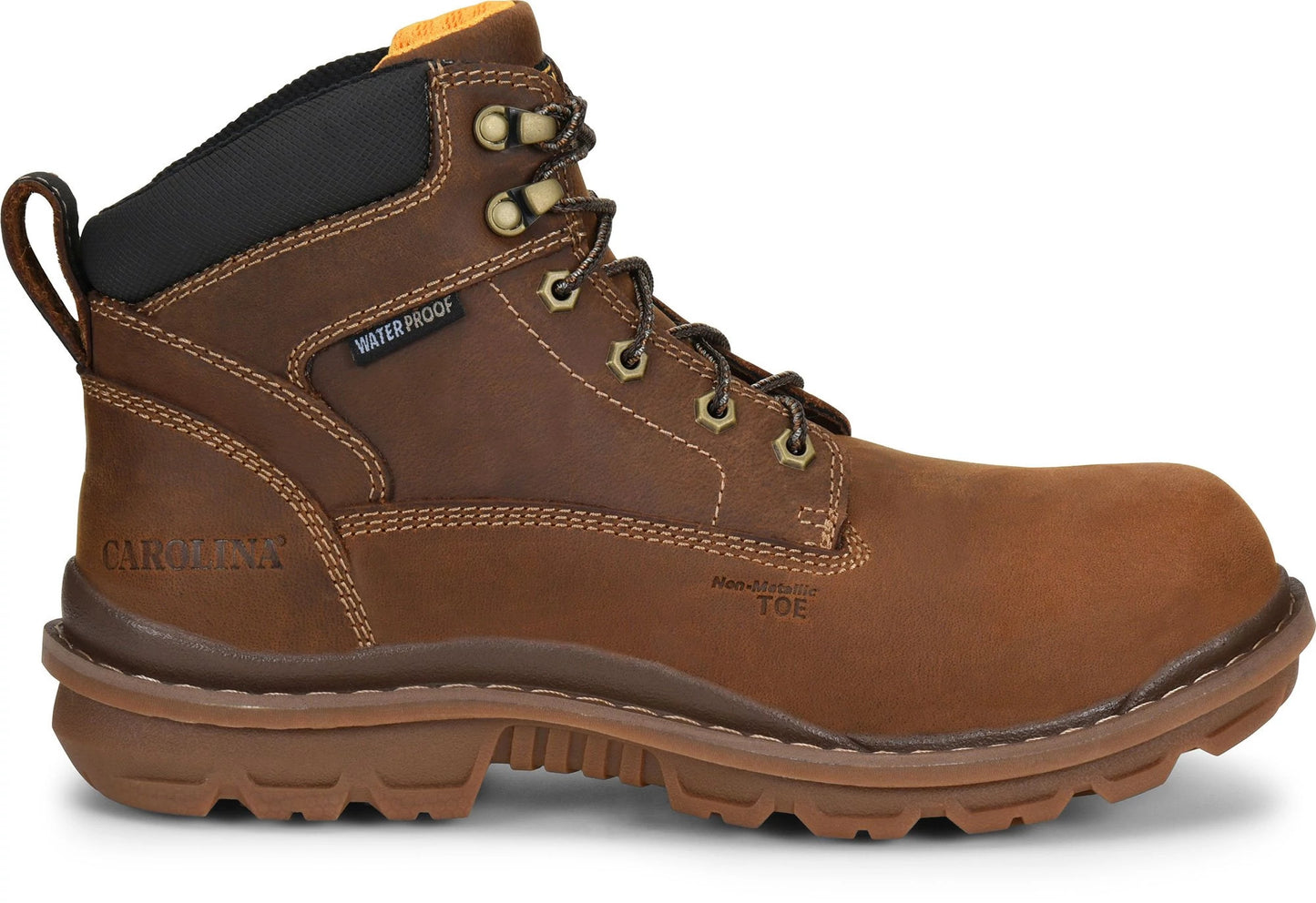 Carolina Boot Dormite 6" Composite Toe Waterproof Work Boot Brown