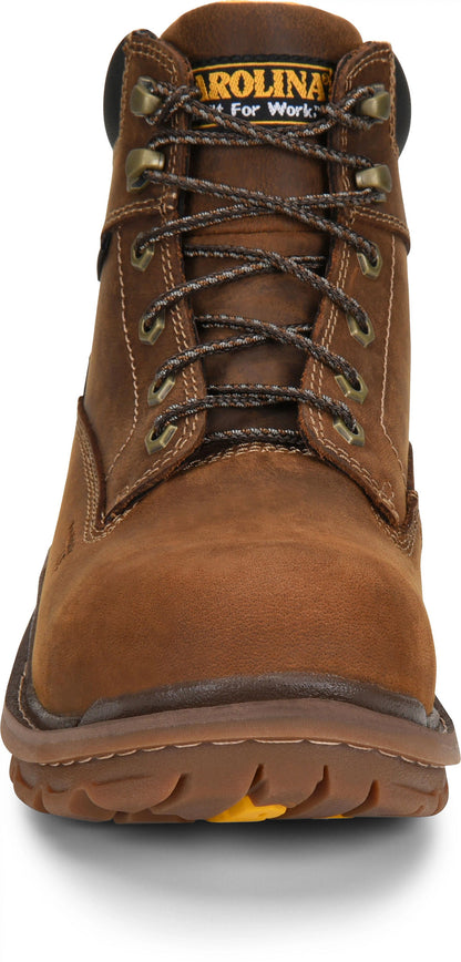 Carolina Boot Dormite 6" Composite Toe Waterproof Work Boot Brown