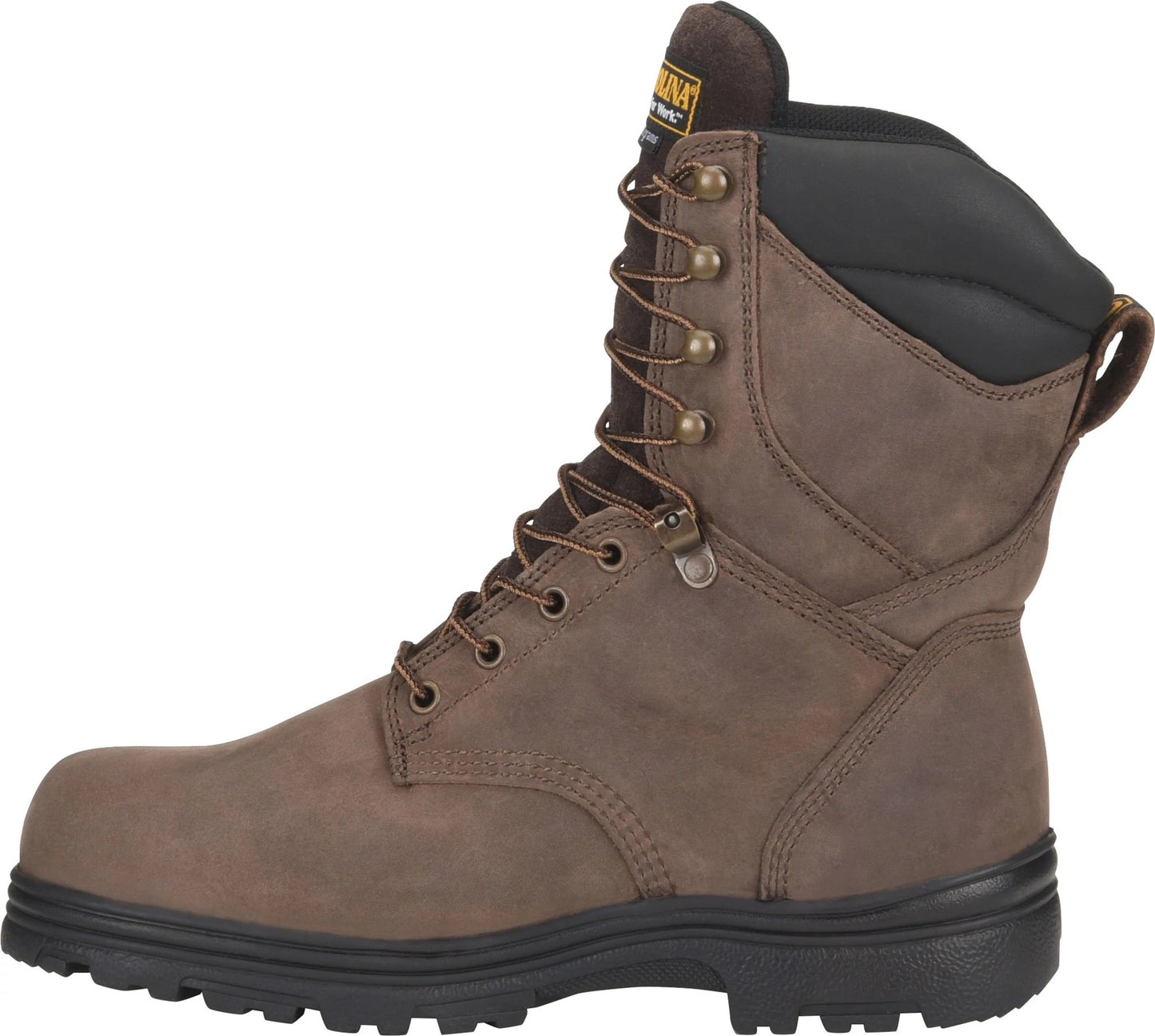 Carolina Boot Surveyor 8" Soft Toe Insulated Waterproof Work Boot Brown