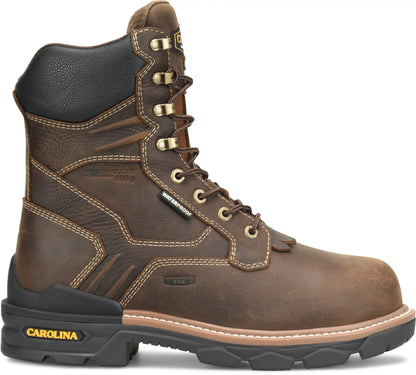 Carolina Boot Cardinal 8" Composite Toe 600g Insulated Dark Brown