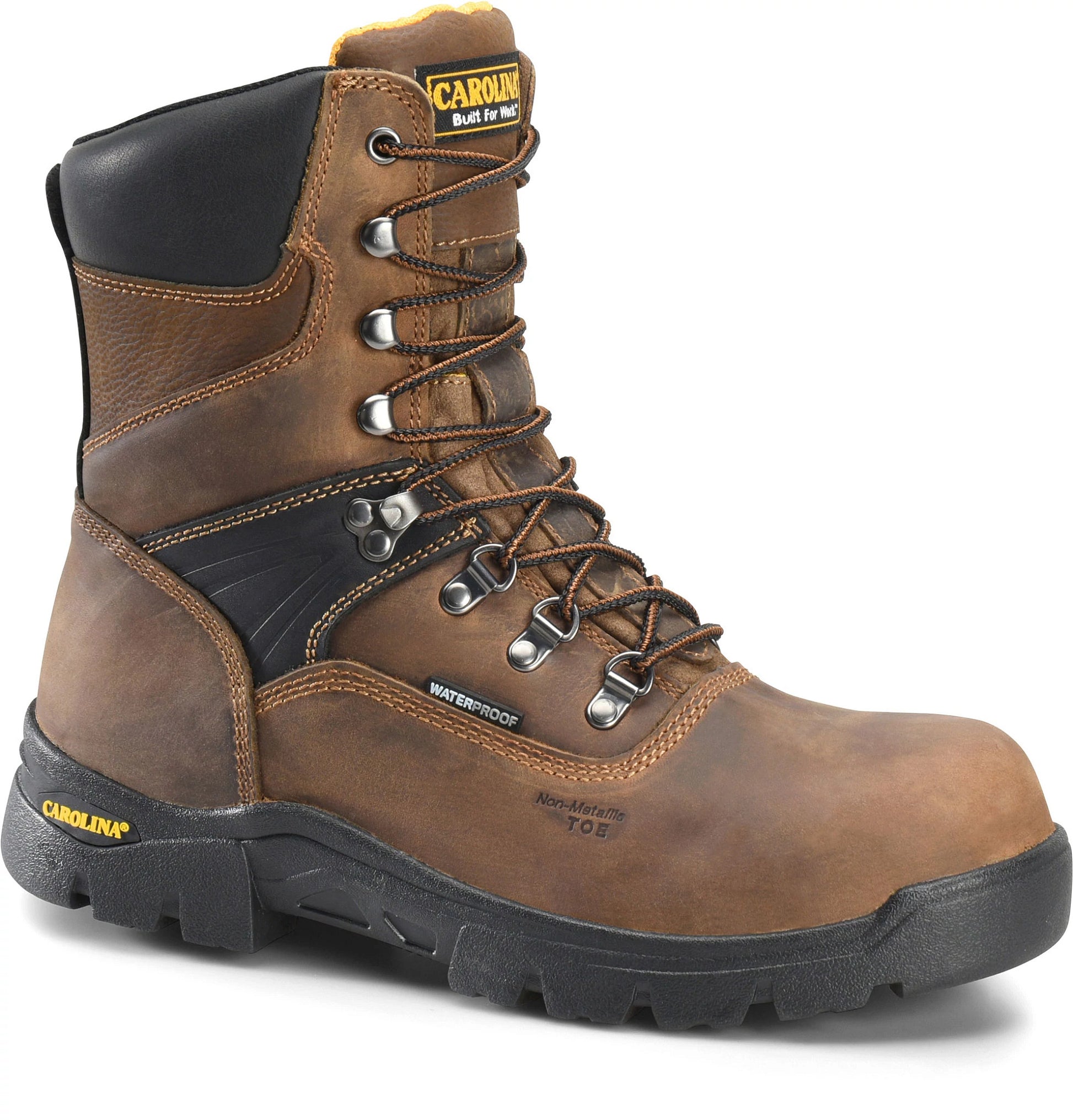 Carolina Boot Cathode 8" Composite Toe Waterproof Work Boot Brown