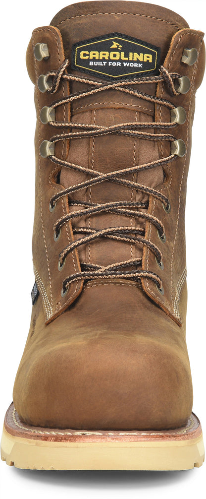 Carolina Boot Staple Gun 8” Waterproof Carbon Comp Toe Brown