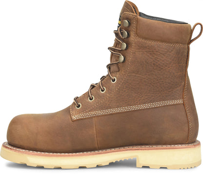 Carolina Boot Staple Gun 8” Waterproof Carbon Comp Toe Brown