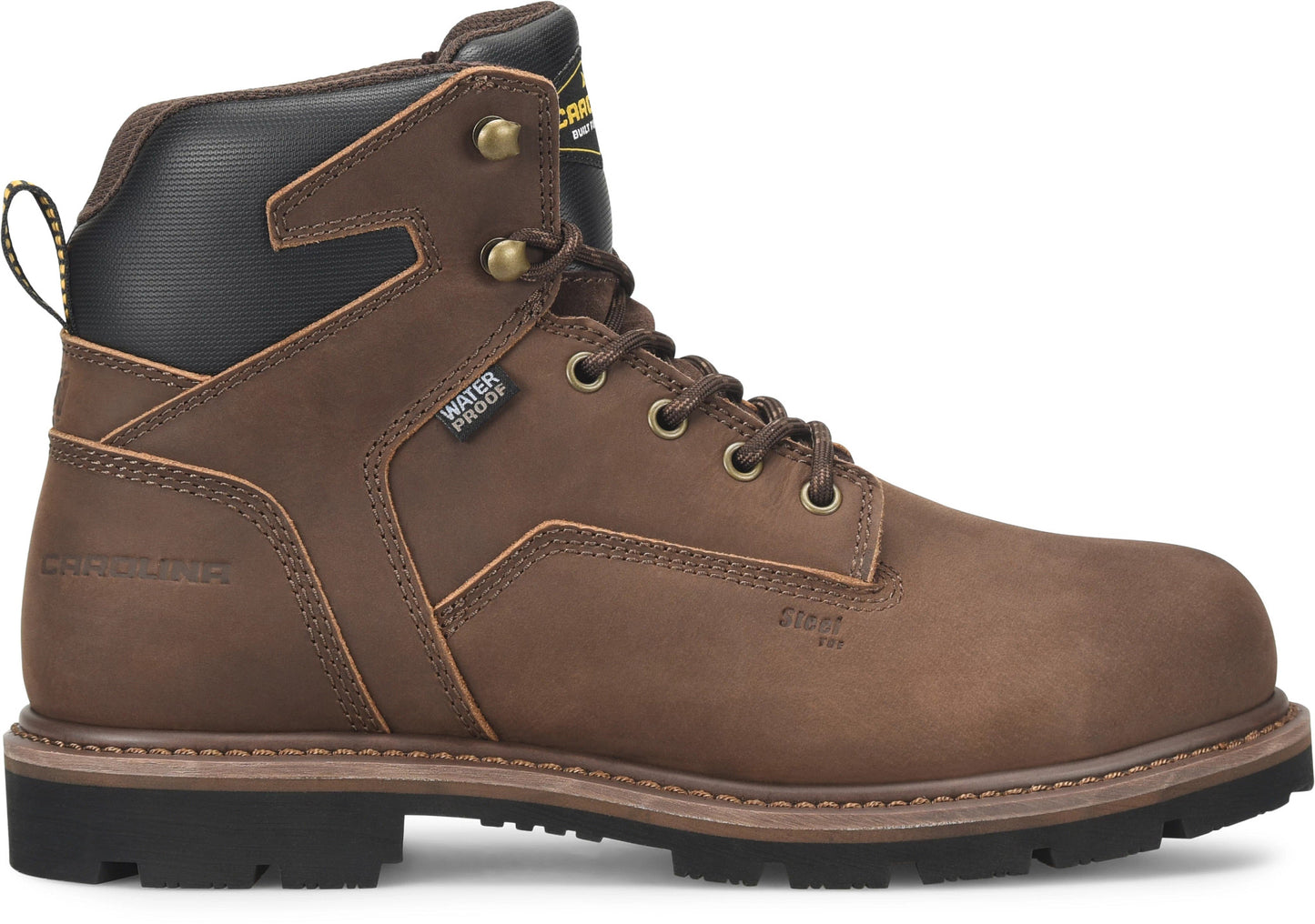 Carolina Boot Gruntz 6" Steel Toe Work Boot Dark Brown