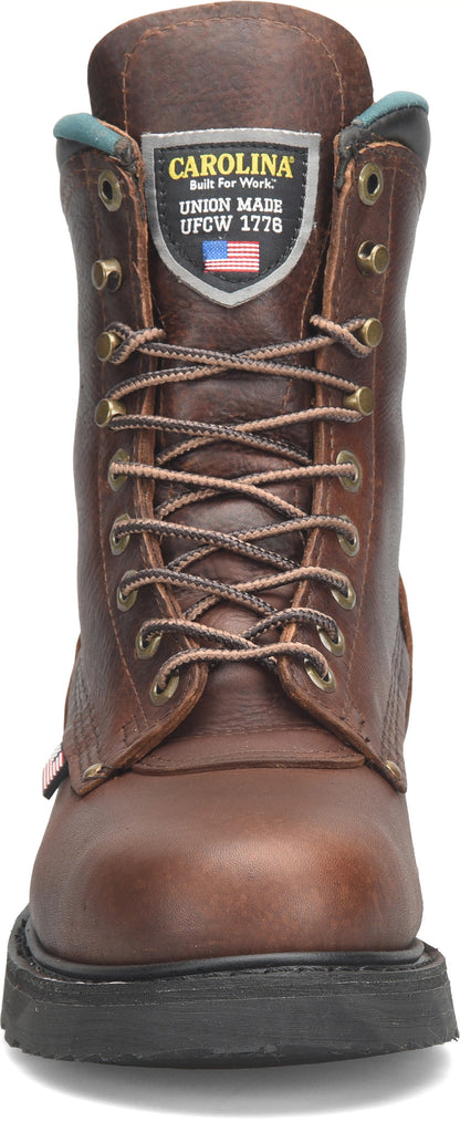 Carolina Boot Sarge Hi 8" Steel Toe Work Boot Brown