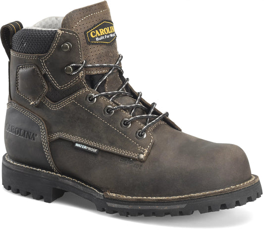 Carolina Boot Pitstop 6" Composite Toe Waterproof Work Boot Dark Gray