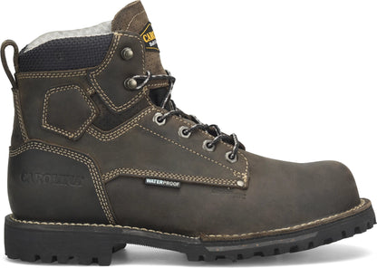 Carolina Boot Pitstop 6" Composite Toe Waterproof Work Boot Dark Gray