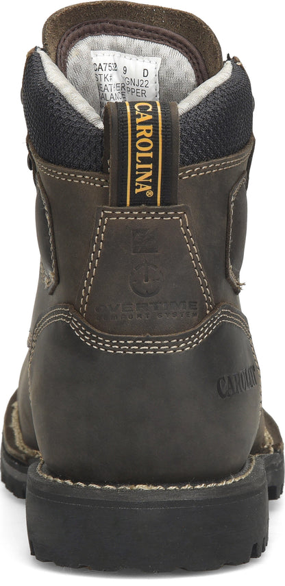 Carolina Boot Pitstop 6" Composite Toe Waterproof Work Boot Dark Gray