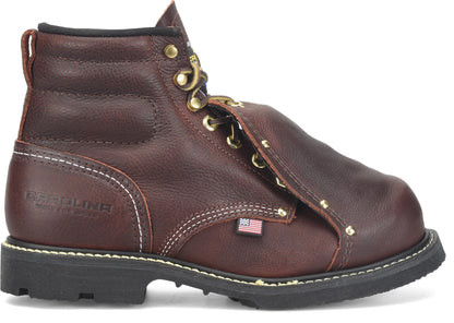Carolina Boot Foundry 6" Met Guard Steel Toe Heavy Duty Work Boot Brown
