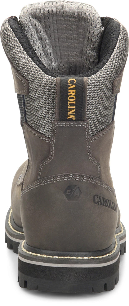 Carolina Boot I-Beam 8" Carbon Composite Toe Waterproof Work Boot Gray