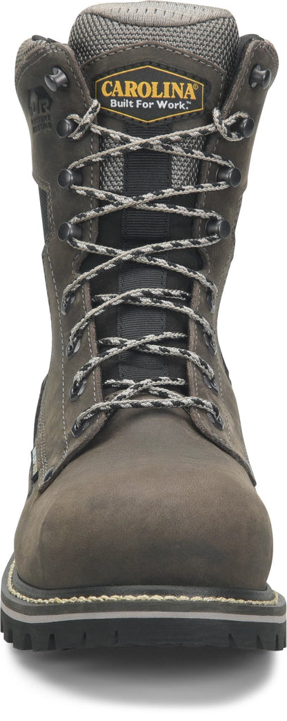 Carolina Boot I-Beam 8" Carbon Composite Toe Waterproof Work Boot Gray