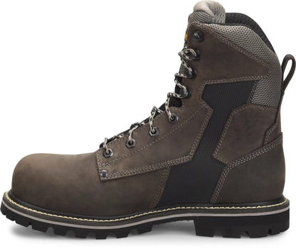 Carolina Boot I-Beam 8" Carbon Composite Toe Waterproof Work Boot Gray