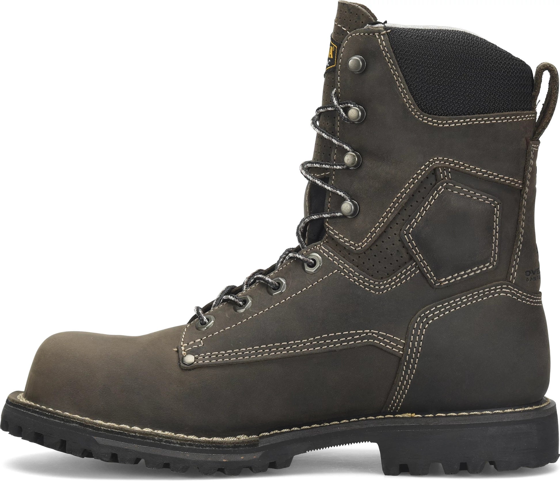 Carolina Boot Pitstop 8" Carbon Composite Toe Waterproof Work Boot Gray