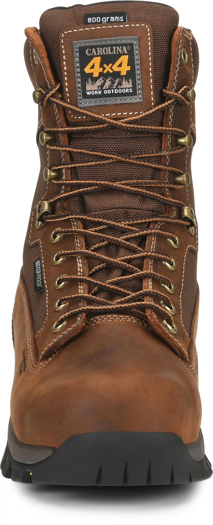 Carolina Boot Forrest 8" Composite Toe Insulated Waterproof Work Boot Dark Brown