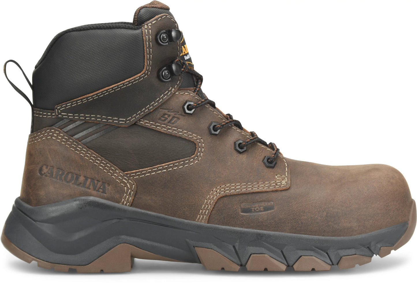 Carolina Boot Subframe 6" Comp Toe Work Boot Dark Brown