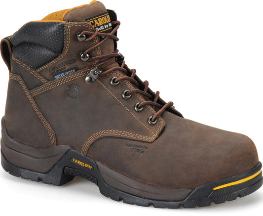 Carolina Boot Bruno Lo 6" Composite Toe Insulated Waterproof Work Boot Dark Brown