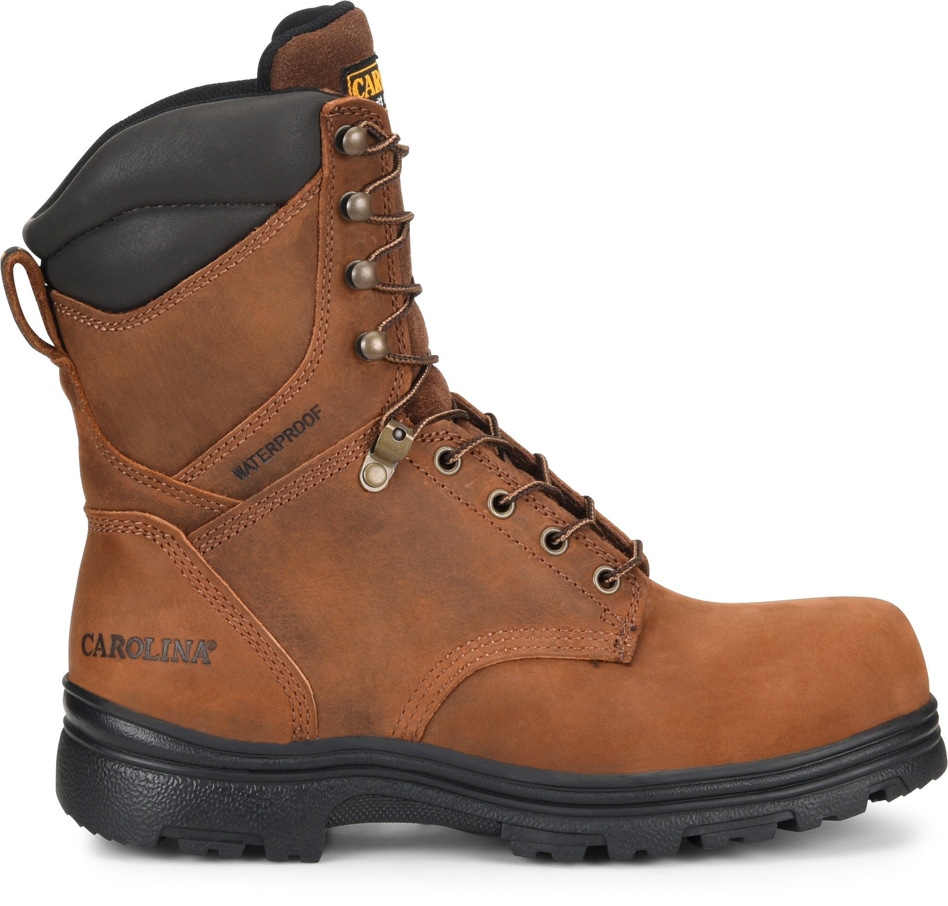 Carolina Boot Surveyor 8" Steel Toe Waterproof Work Boot Brown