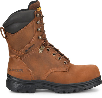 Carolina Boot Surveyor 8" Steel Toe Waterproof Work Boot Brown