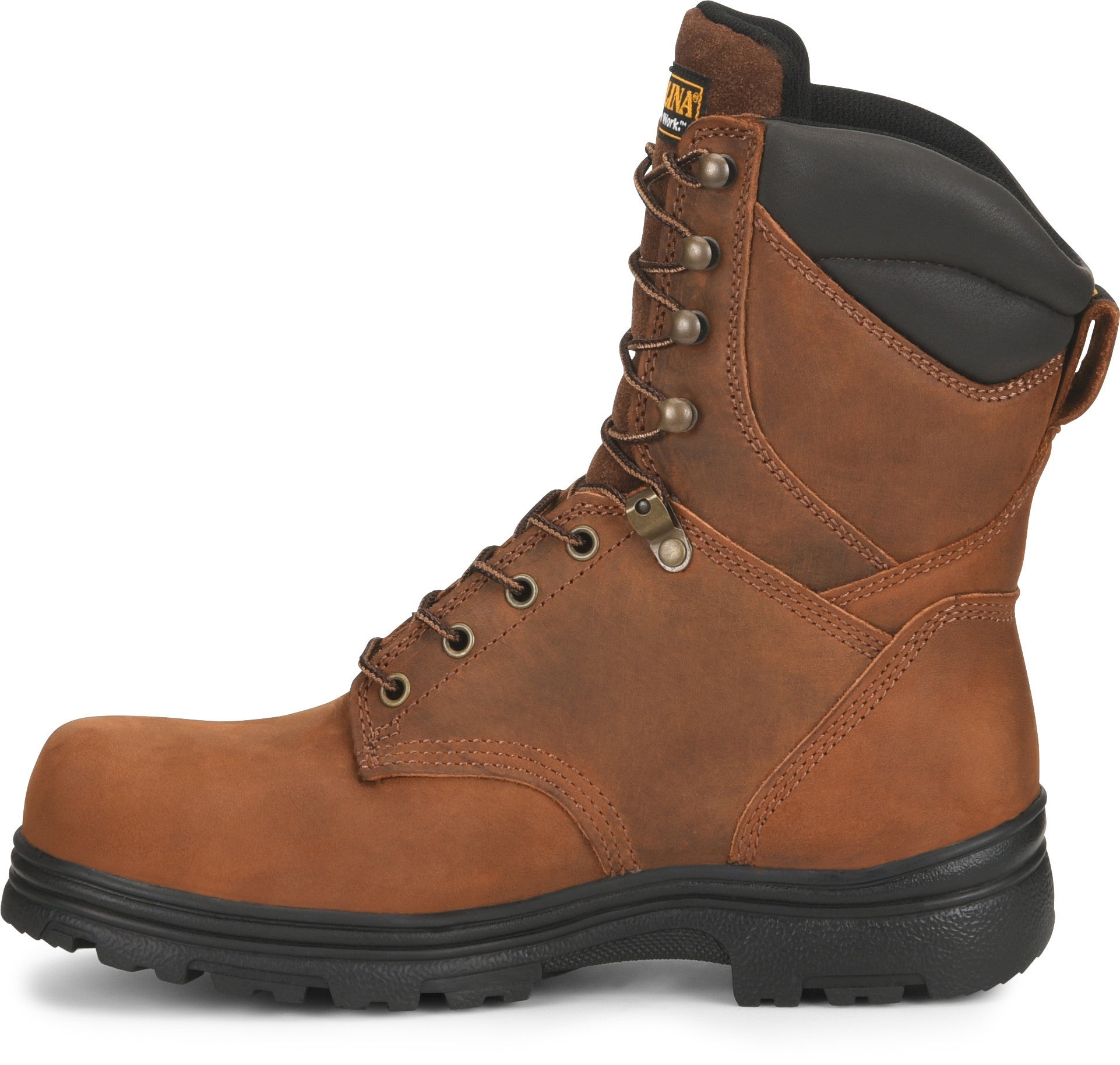 Carolina Boot Surveyor 8" Steel Toe Waterproof Work Boot Brown