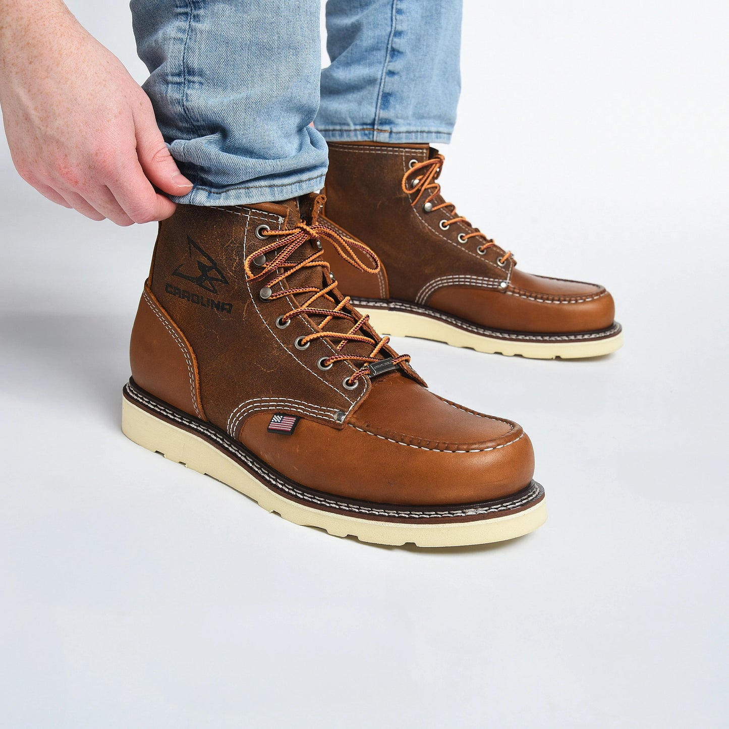 Carolina Boot Union Built Amp 6" Soft Toe Brown