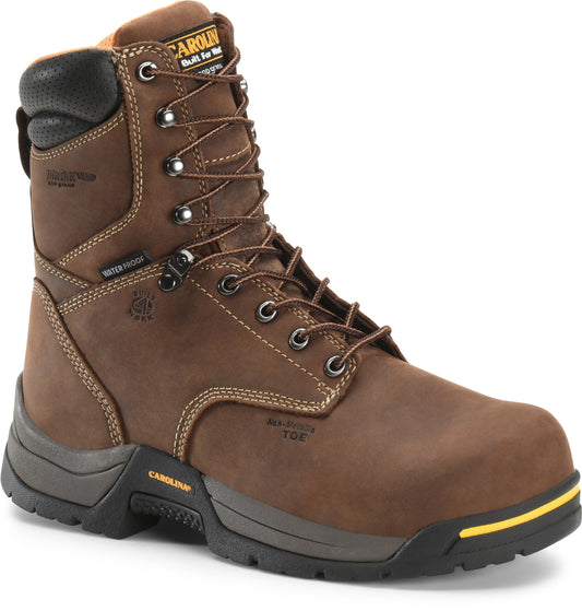 Carolina Boot Bruno Hi 8" Composite Toe Insulated Waterproof Work Boot Dark Brown