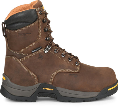Carolina Boot Bruno Hi 8" Composite Toe Insulated Waterproof Work Boot Dark Brown