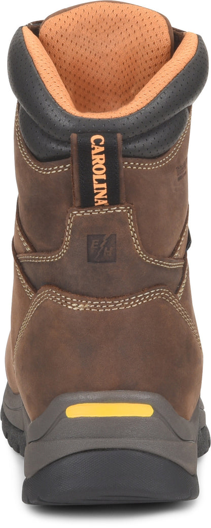 Carolina Boot Bruno Hi 8" Composite Toe Insulated Waterproof Work Boot Dark Brown