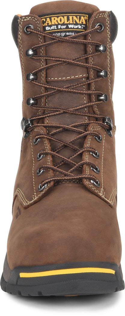 Carolina Boot Bruno Hi 8" Composite Toe Insulated Waterproof Work Boot Dark Brown