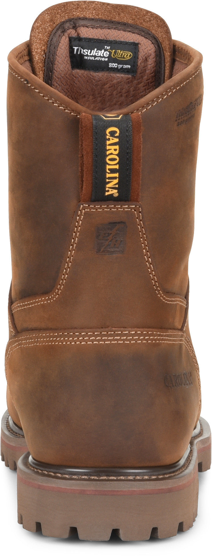 Carolina Boot 28 Series Waterproof Insulated Work Boot Medium Brown