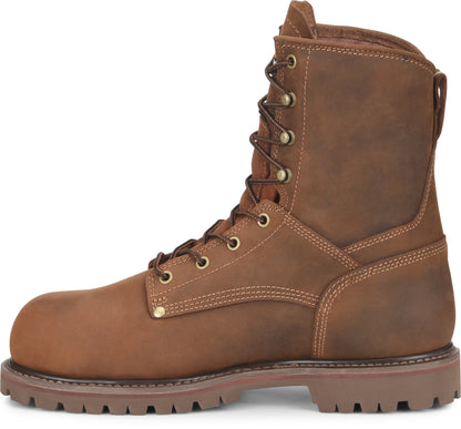 Carolina Boot 28 Series Waterproof Insulated Work Boot Medium Brown