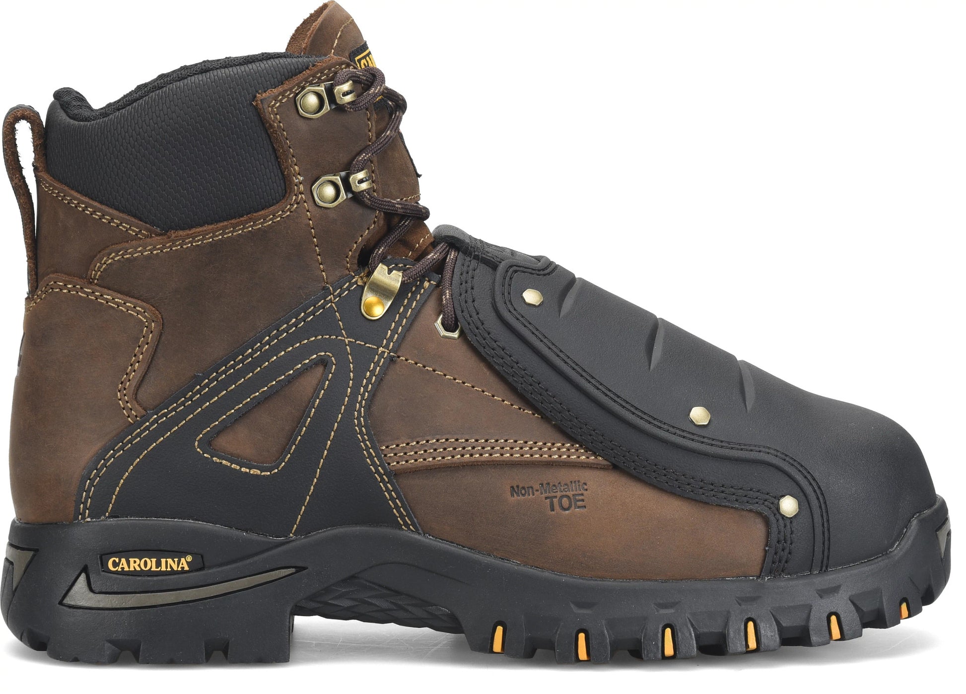 Carolina Boot Miter Ext Men’s 6” Waterproof Comp Toe Tiger D3o® External Met Guard Dark Brown