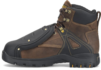 Carolina Boot Miter Ext Men’s 6” Waterproof Comp Toe Tiger D3o® External Met Guard Dark Brown