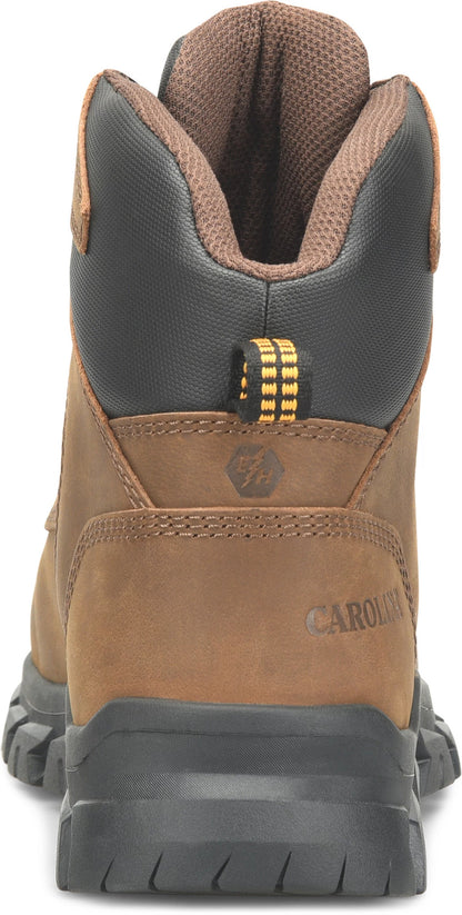 Carolina Boot Gruntz Men’s 6” Internal Met Guard Steel Toe Boot Dark Brown
