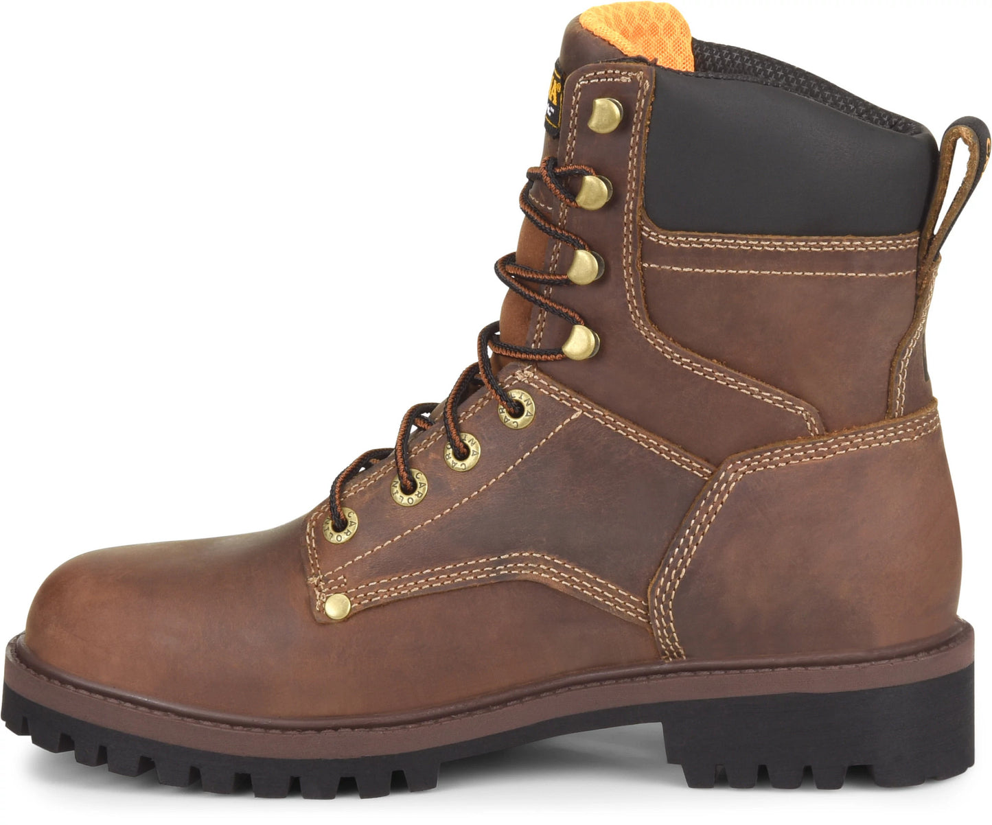 Carolina Boot Silvanus 8" Steel Toe Waterproof Work Boot Brown