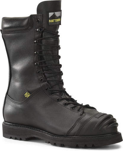Carolina Boot Matterhorn Banksman 10" Met Guard Steel Toe Waterproof Work Boot Black